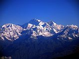 Kathmandu Mountain Flight 03-1 Shishapangma With Dorje Lakpa To Left The Kathmandu Mountain Flight approaches Shishapangma, the 14th highest mountain in the world. On the left is Dorje Lakpa (6696m). The pointy peak to the right of Shishapangma is Phola Gangchen (7716m).
